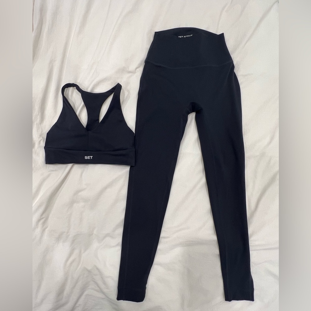 Set Active Luxform Sports Racer V Bra & Leggings Size S